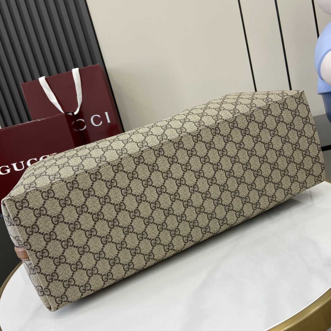 Gucci GG Emblem Large Tote Bag - DesignerGu
