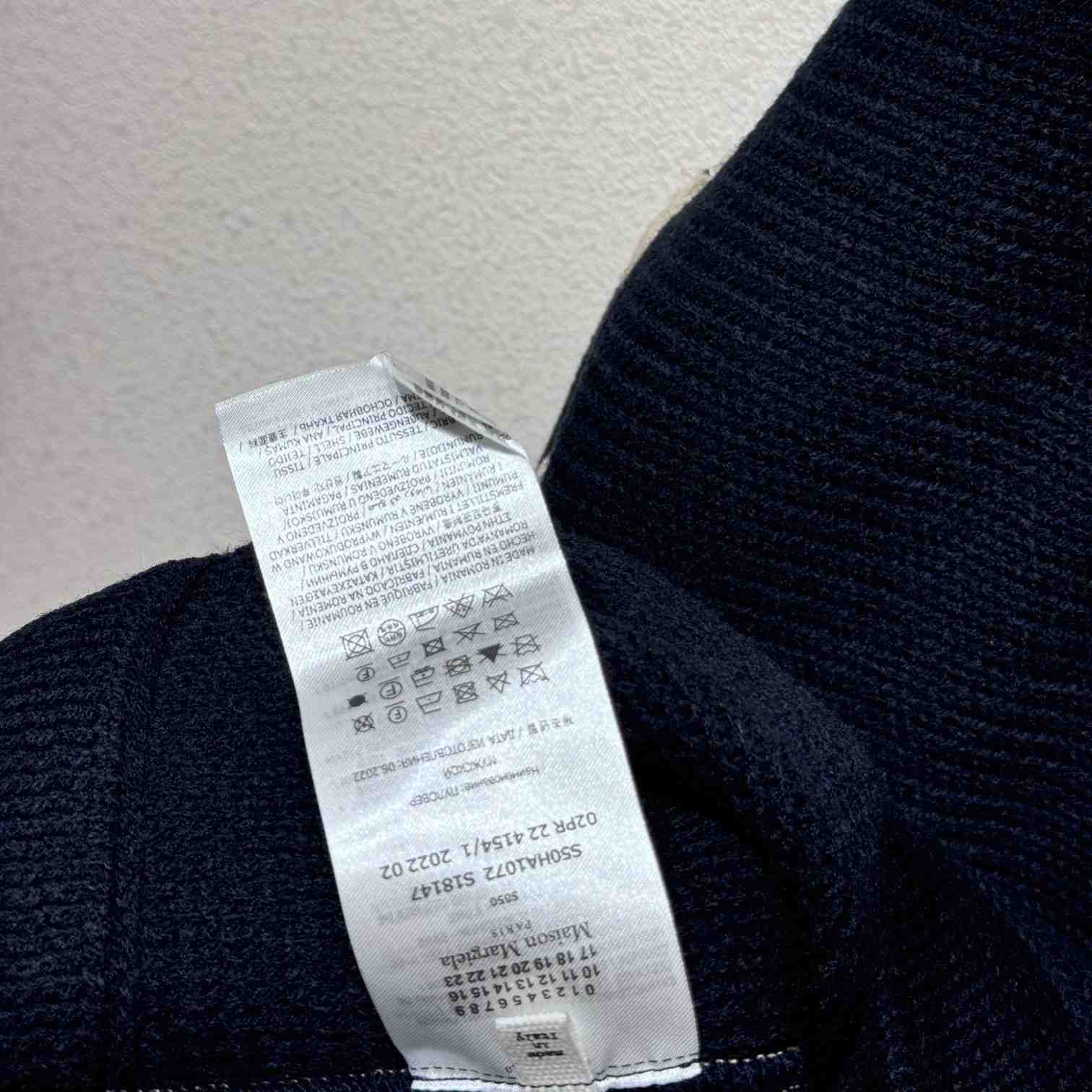 Maison Margiela – Wool Half-Zip Sweater - 