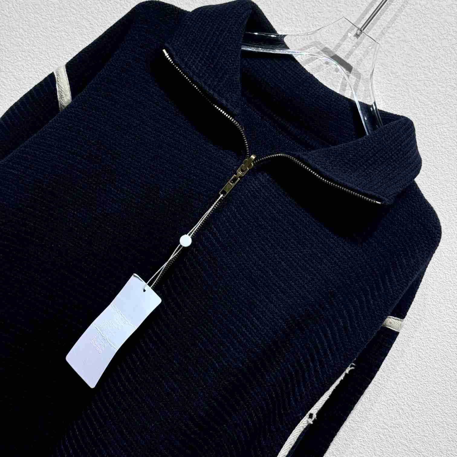 Maison Margiela – Wool Half-Zip Sweater - 
