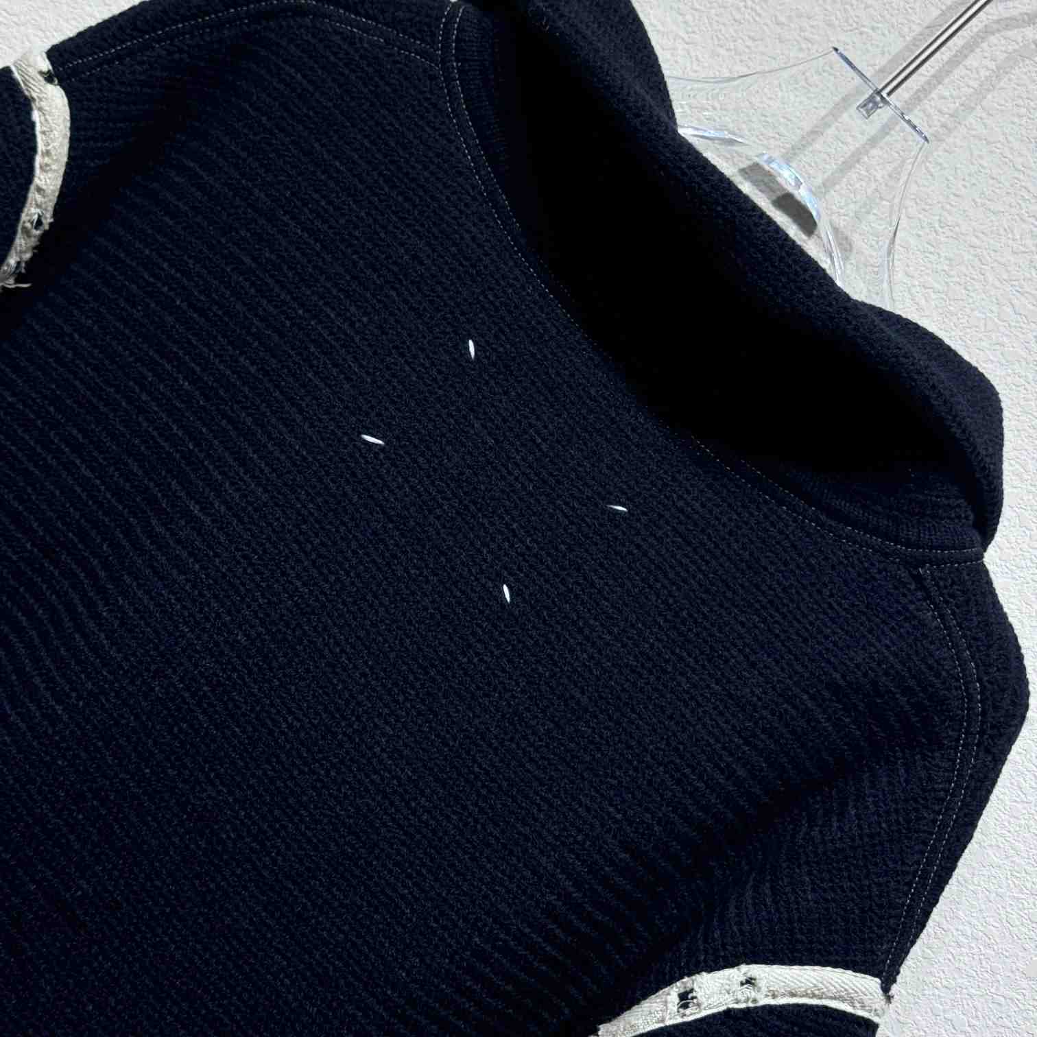 Maison Margiela – Wool Half-Zip Sweater - 
