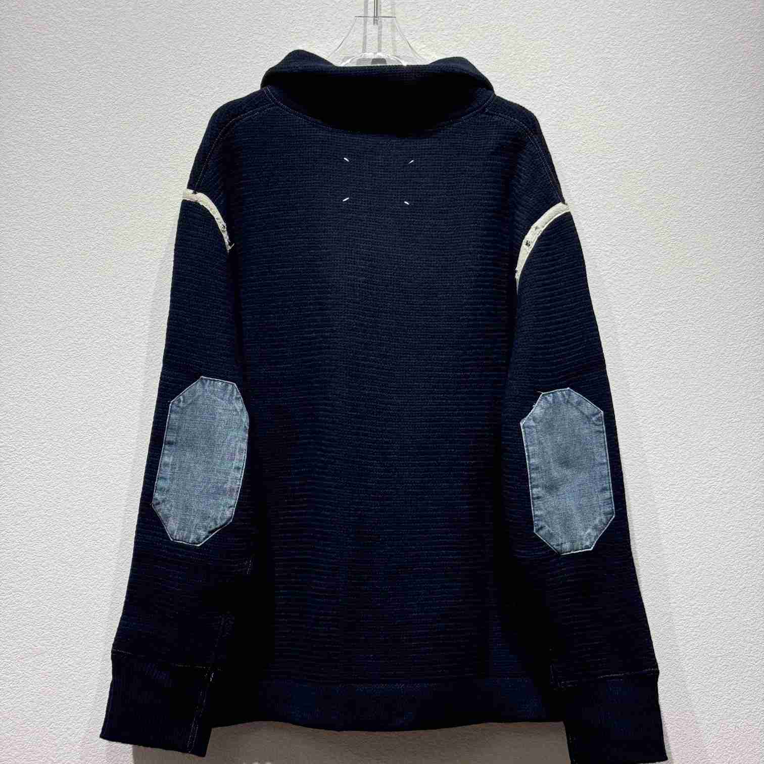 Maison Margiela – Wool Half-Zip Sweater - 