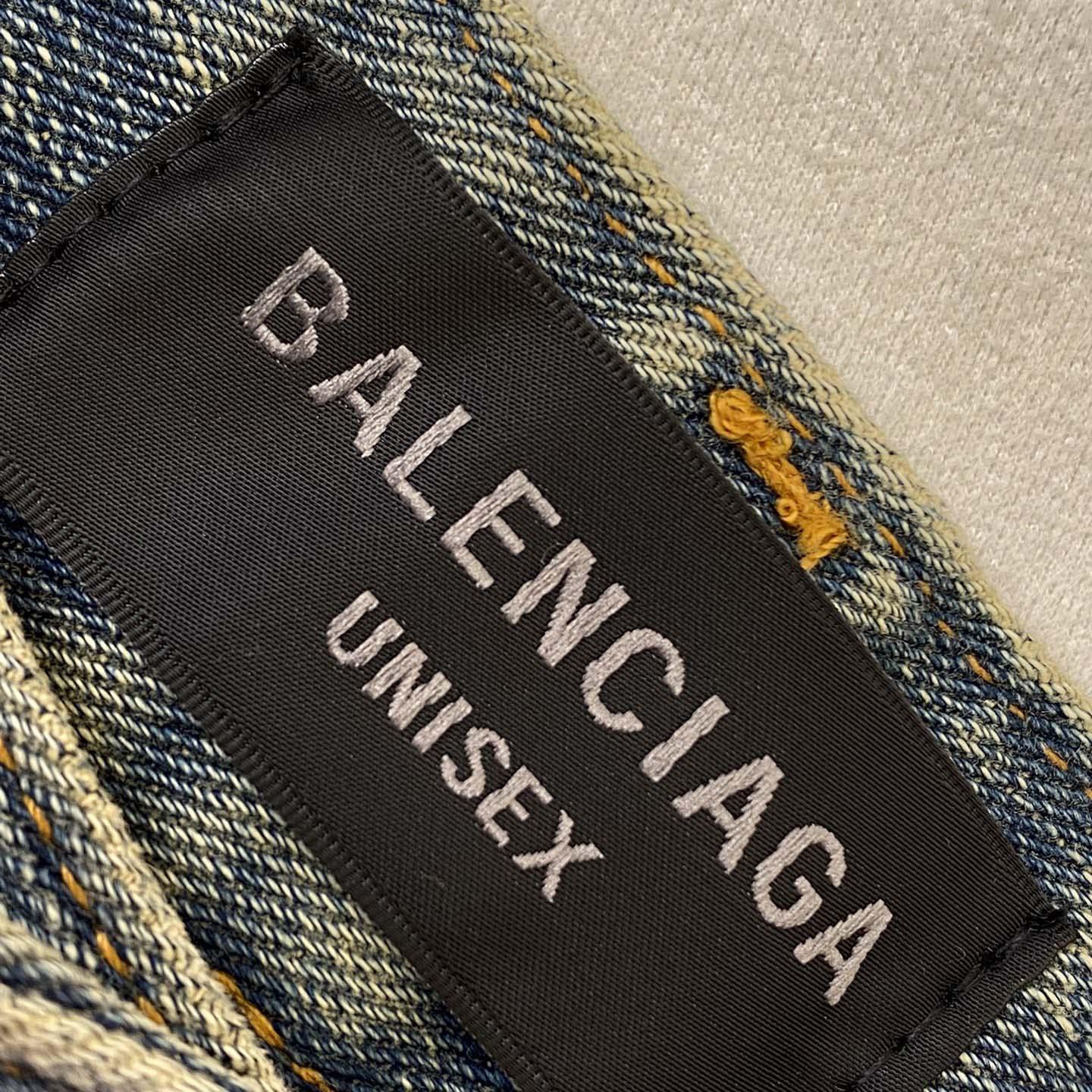 Balenciaga Y2K Stretched Knee Baggy Pants  - 