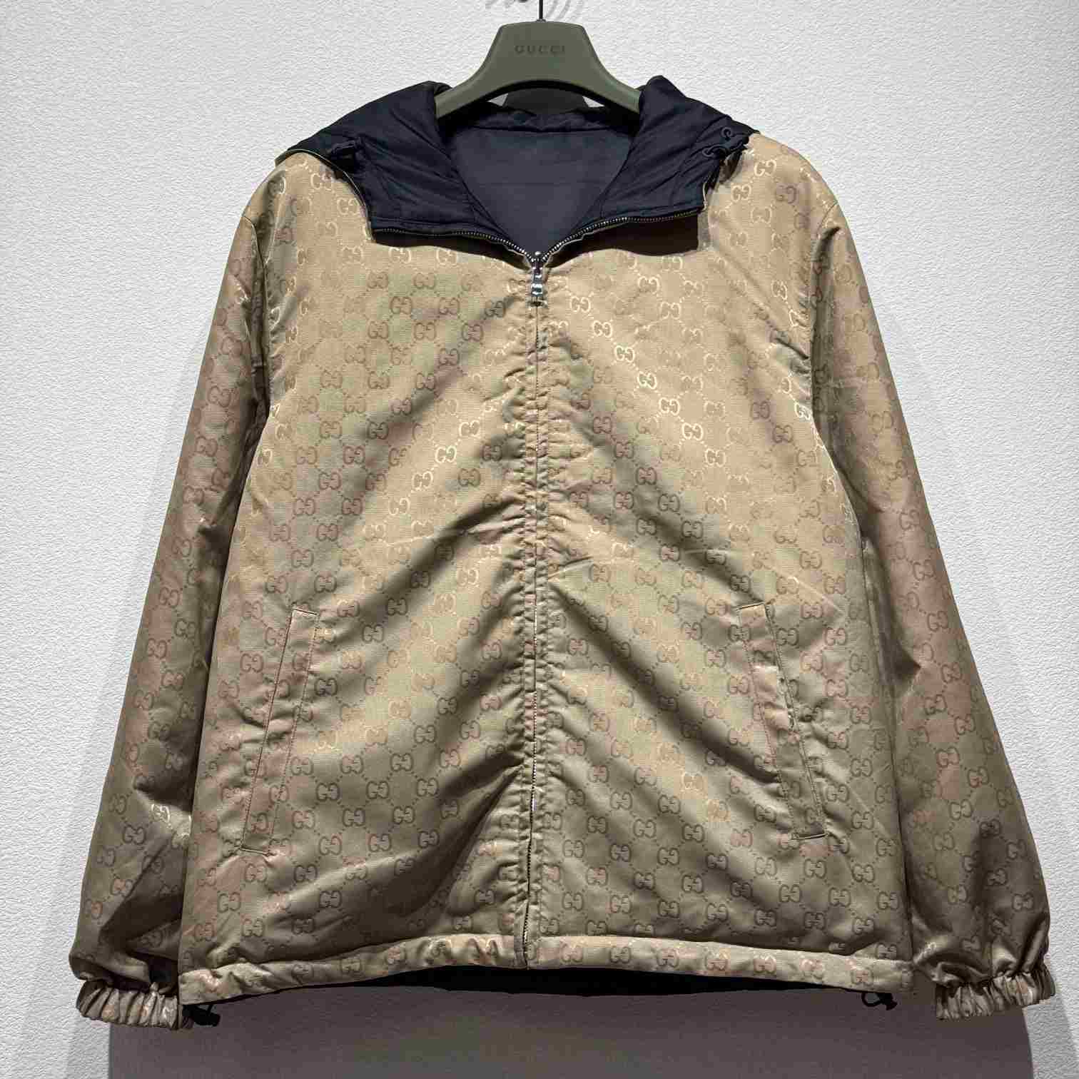 Gucci Reversible Nylon Twill Jacket - 