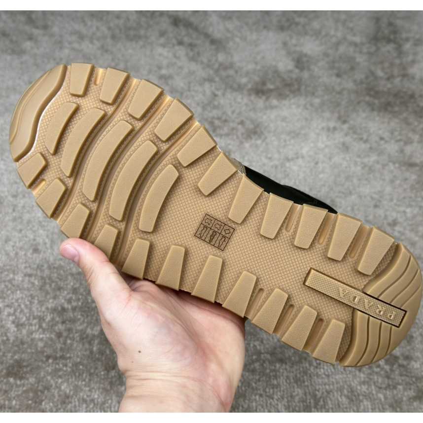 Prada Leather And Re-Nylon Sneakers - 