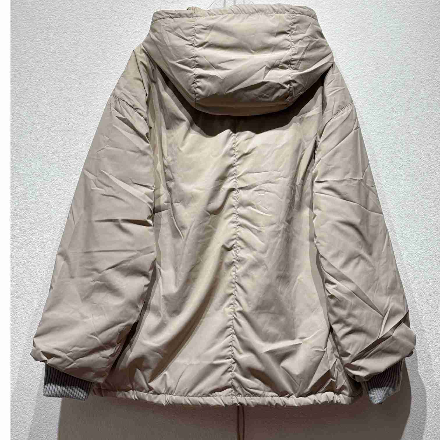 Miu Miu Drawstring Hooded Down Jacket - 