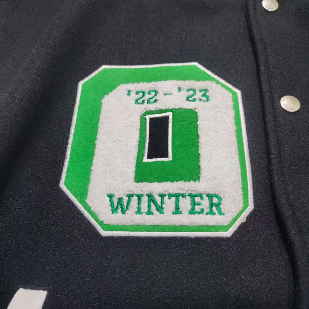 Off-White Embr Patches Embroidered Varsity Jacket - 