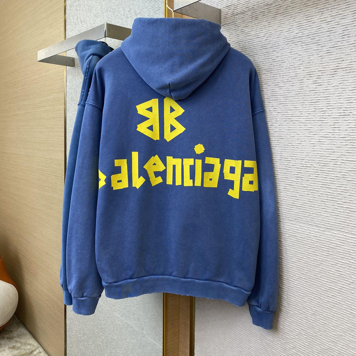 Balenciaga Faded Tape Type hoodie - DesignerGu