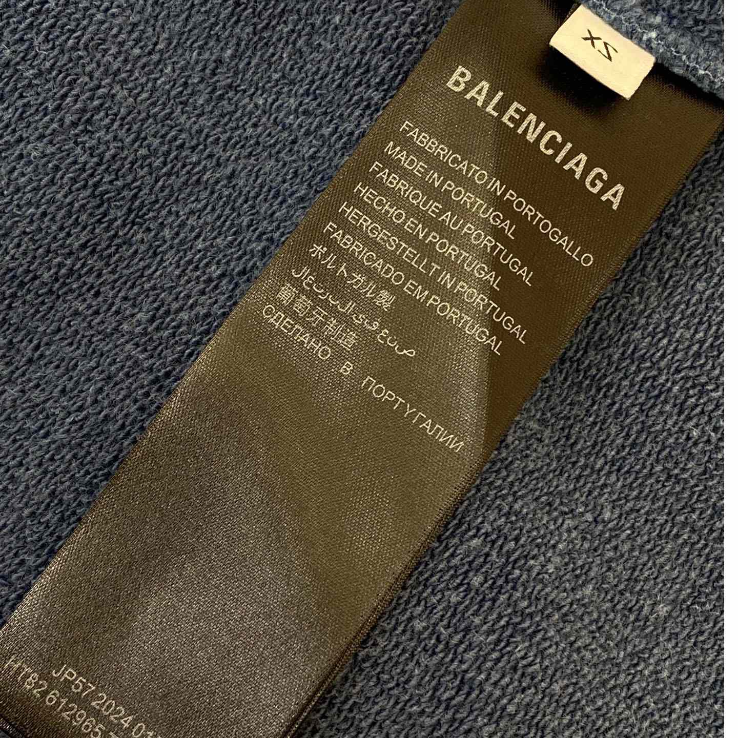 Balenciaga Faded Tape Type hoodie - DesignerGu