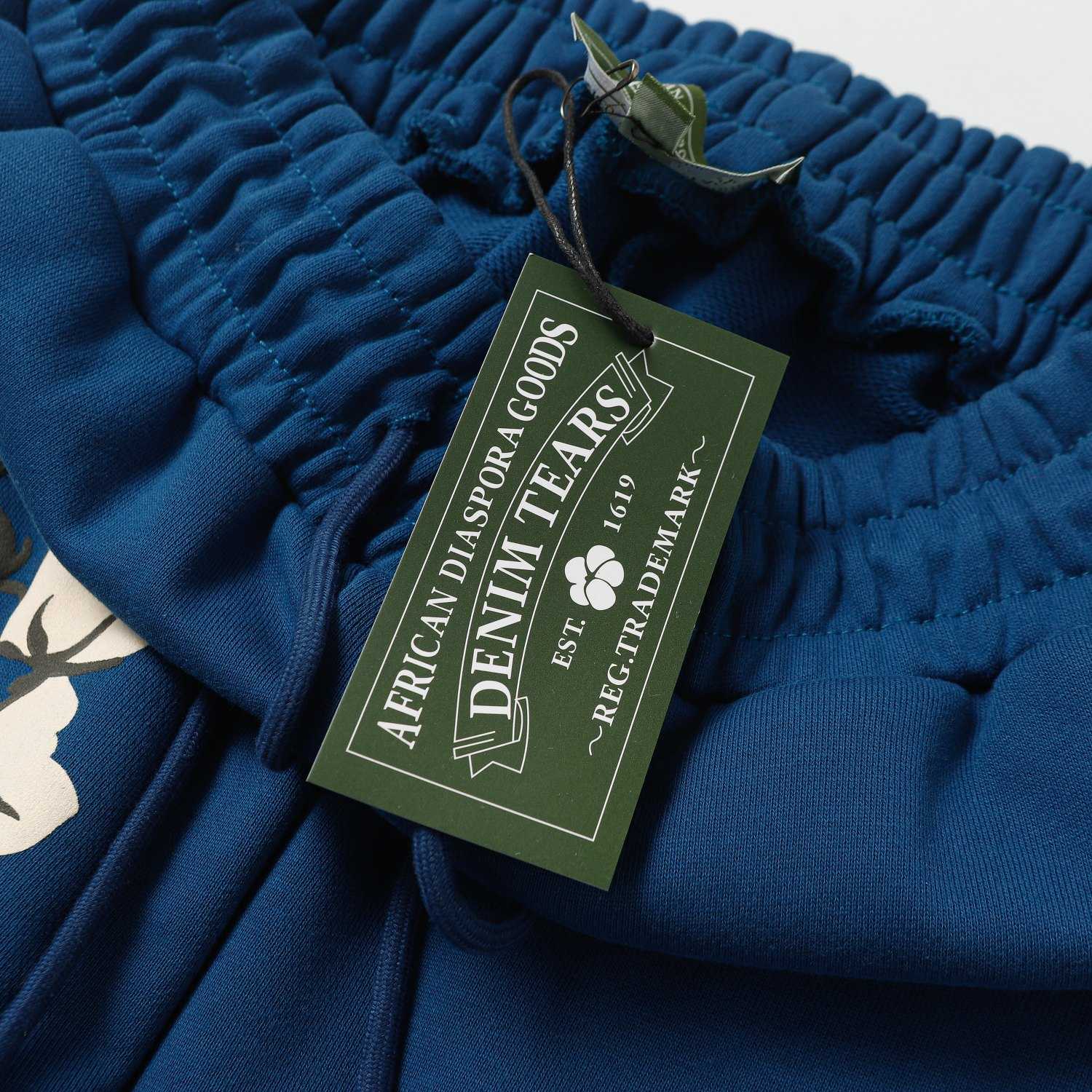 Denim Tears Cactus Tears Wreath Sweatpants Blue - 