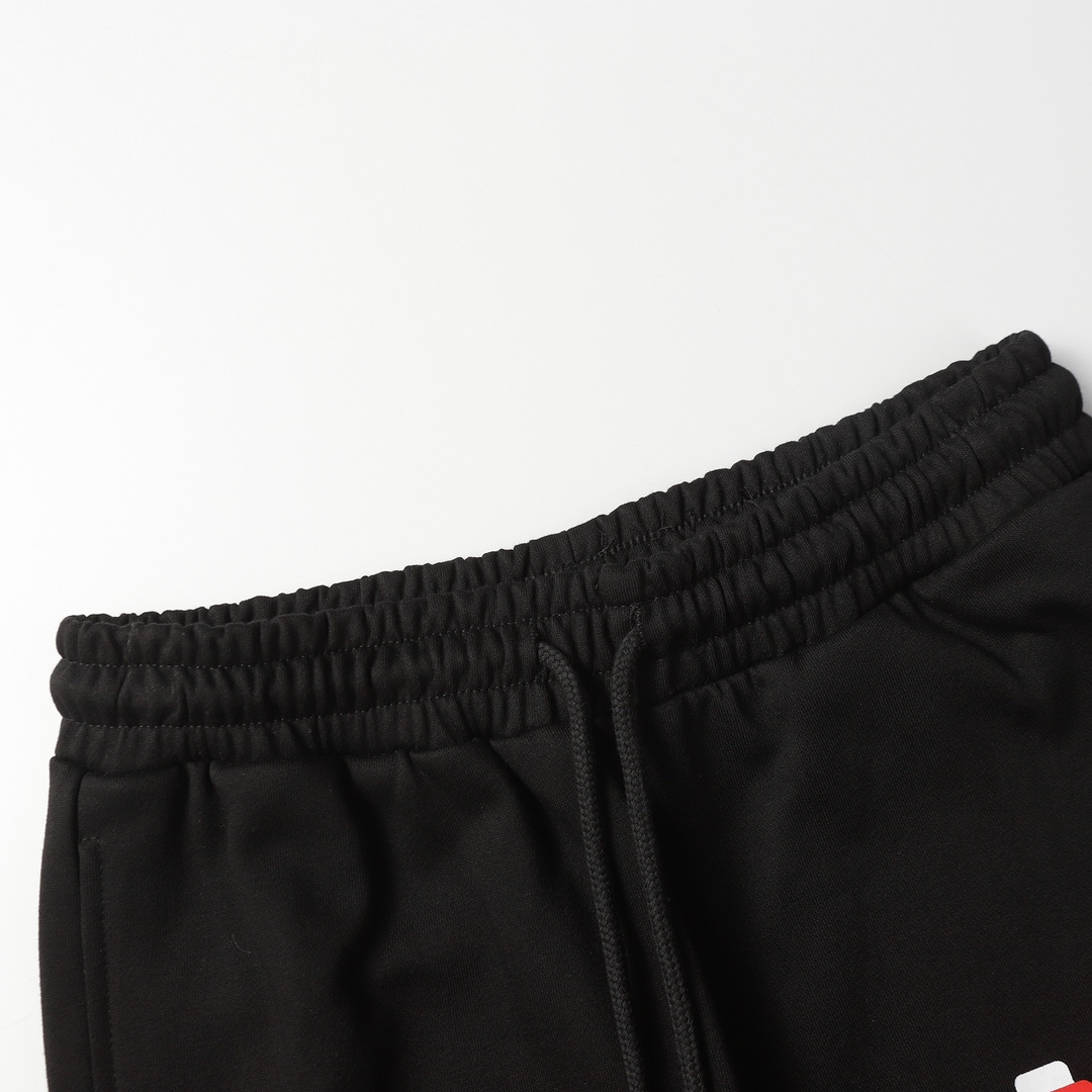 Saint Micheal x Denim tears Struggle Sweatpants 'Black' - DesignerGu