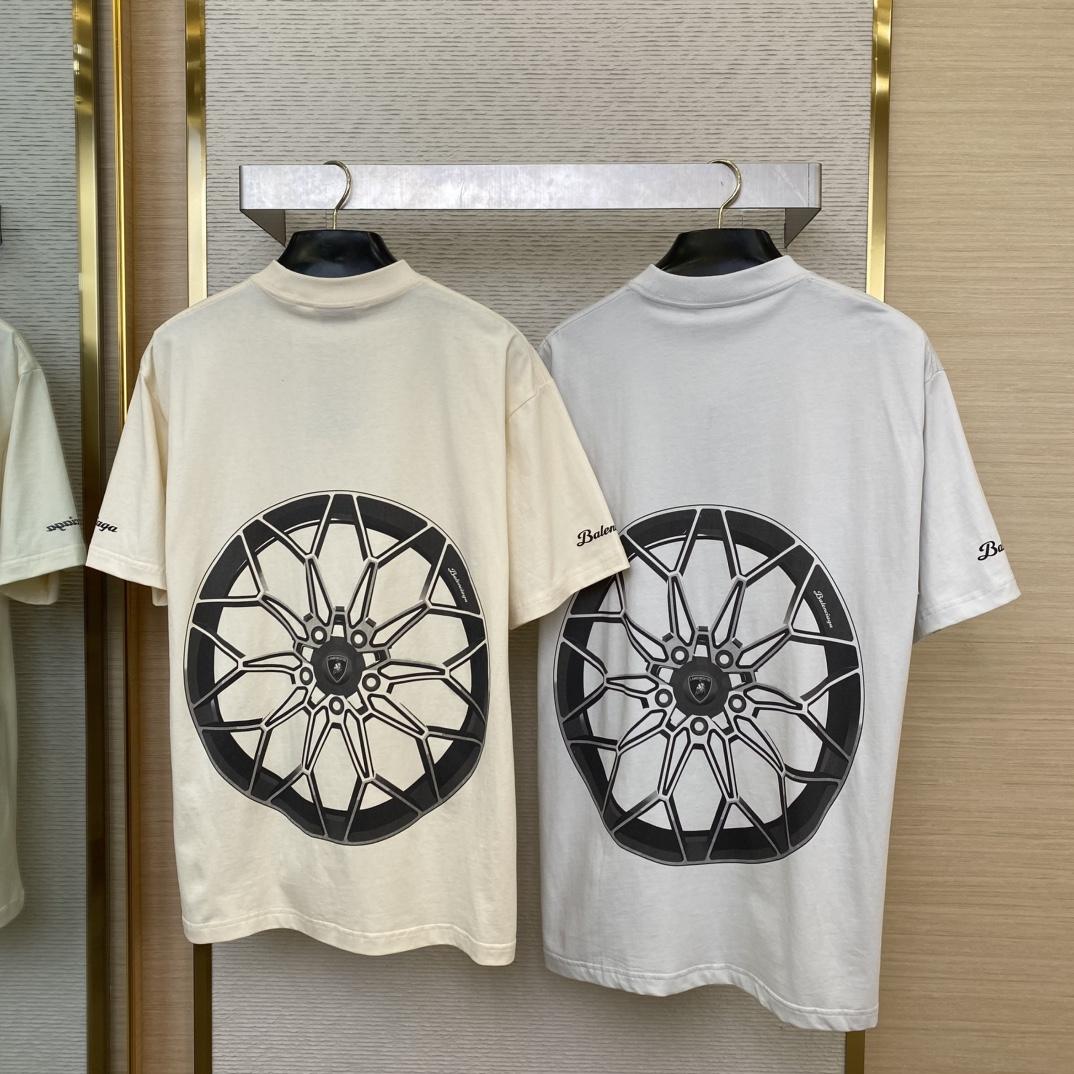 Balenciaga Automobili Lamborghini T-Shirt  - DesignerGu