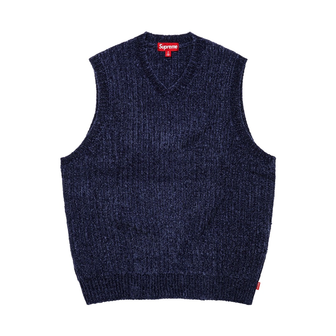 Supreme Chenille Sweater Vest  - 