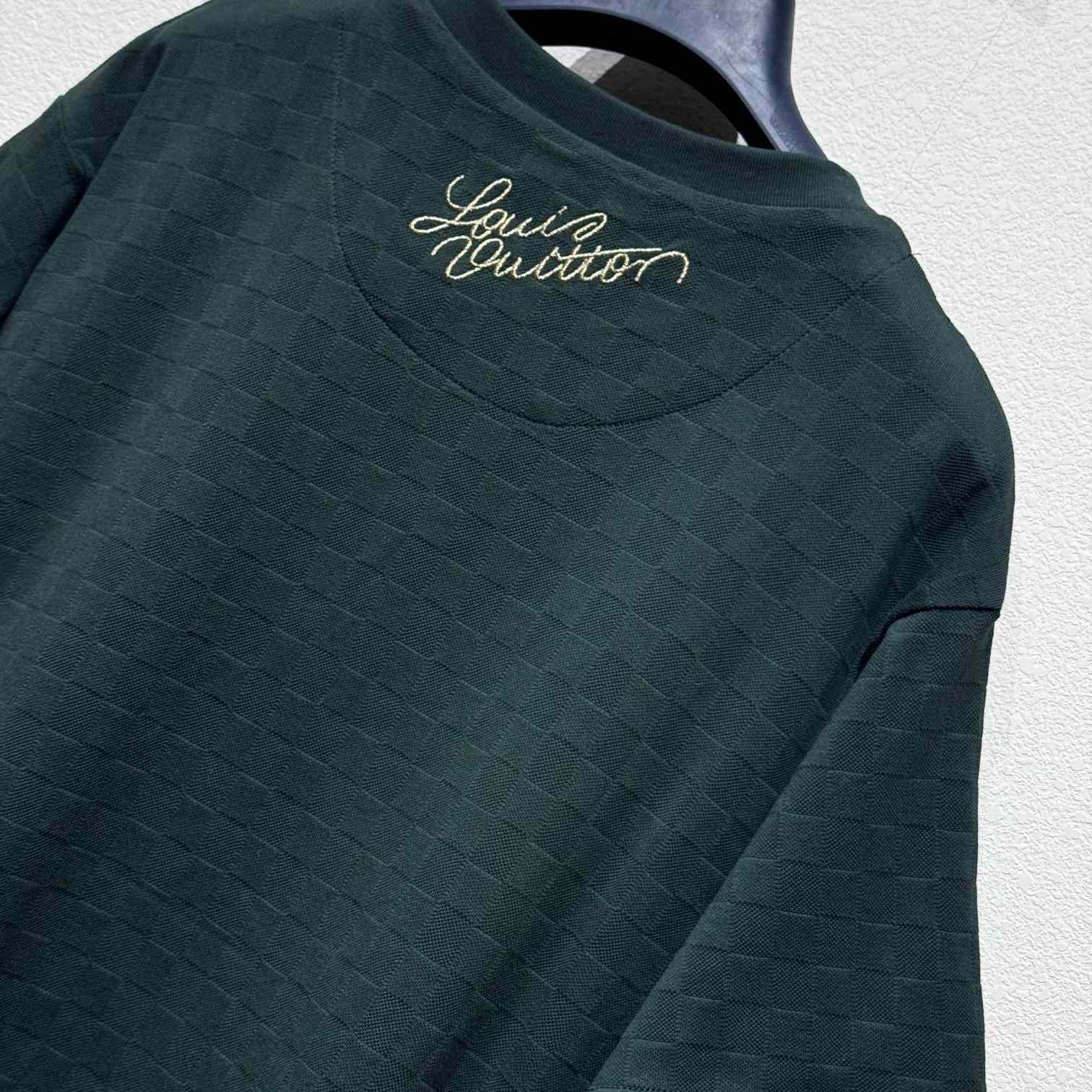 Louis Vuitton Signature Patch Cotton T-Shirt    - 