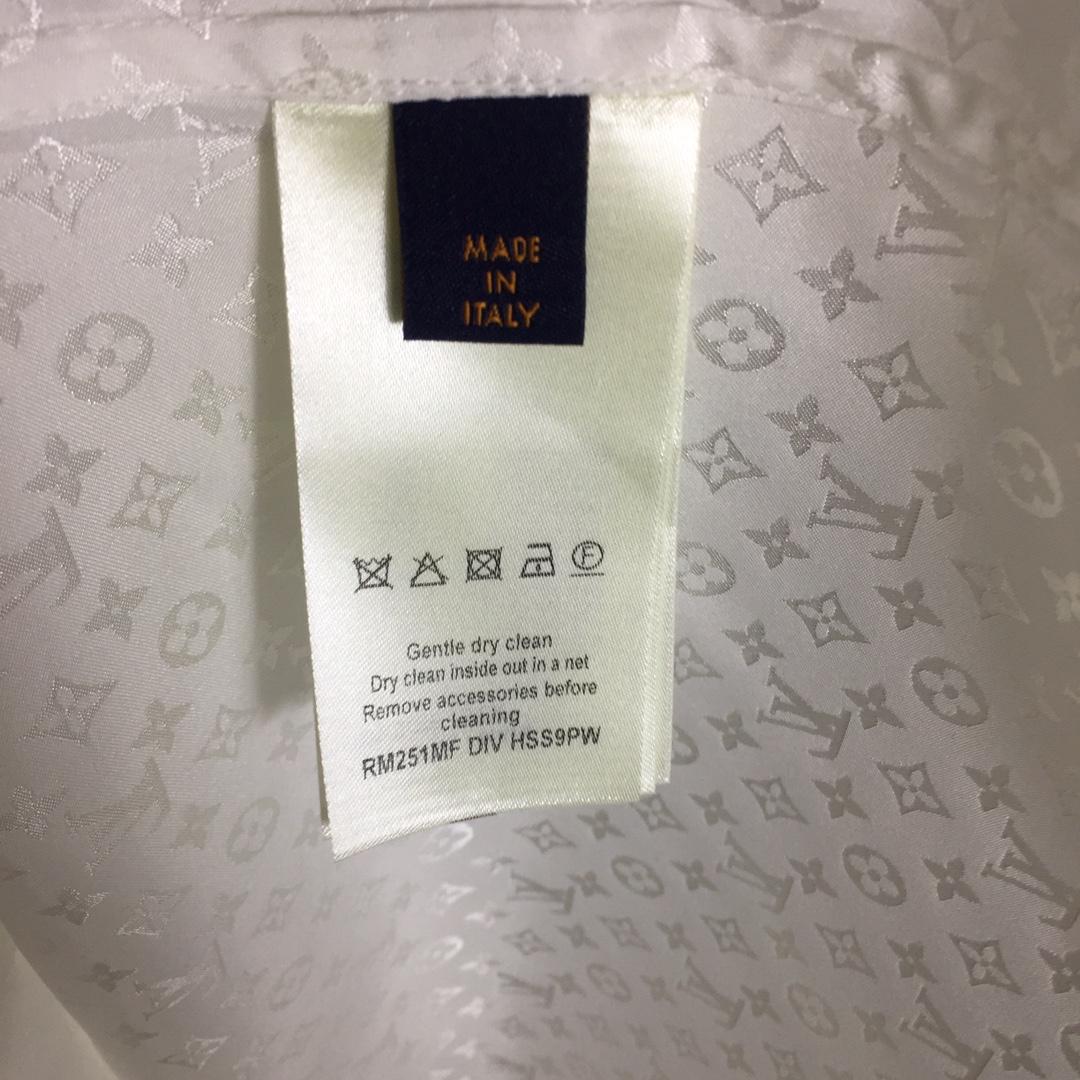 Louis Vuitton Monogram Long-Sleeved Silk Shirt   1AFJUE - DesignerGu