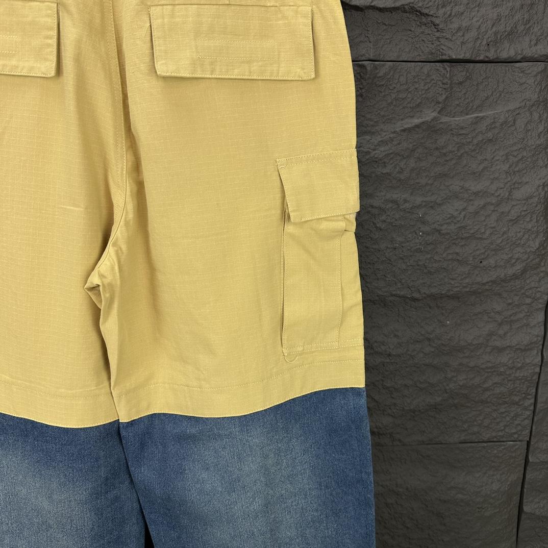 Balenciaga Patched Cotton Cargo Pants - 
