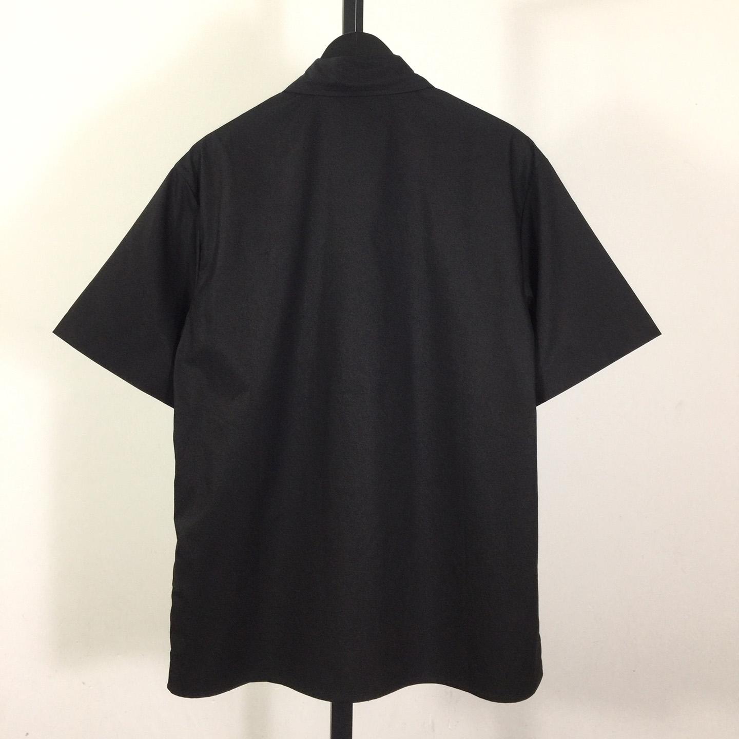Louis Vuitton Embroidered Short-Sleeved Cotton Shirt   1AHCHD - DesignerGu