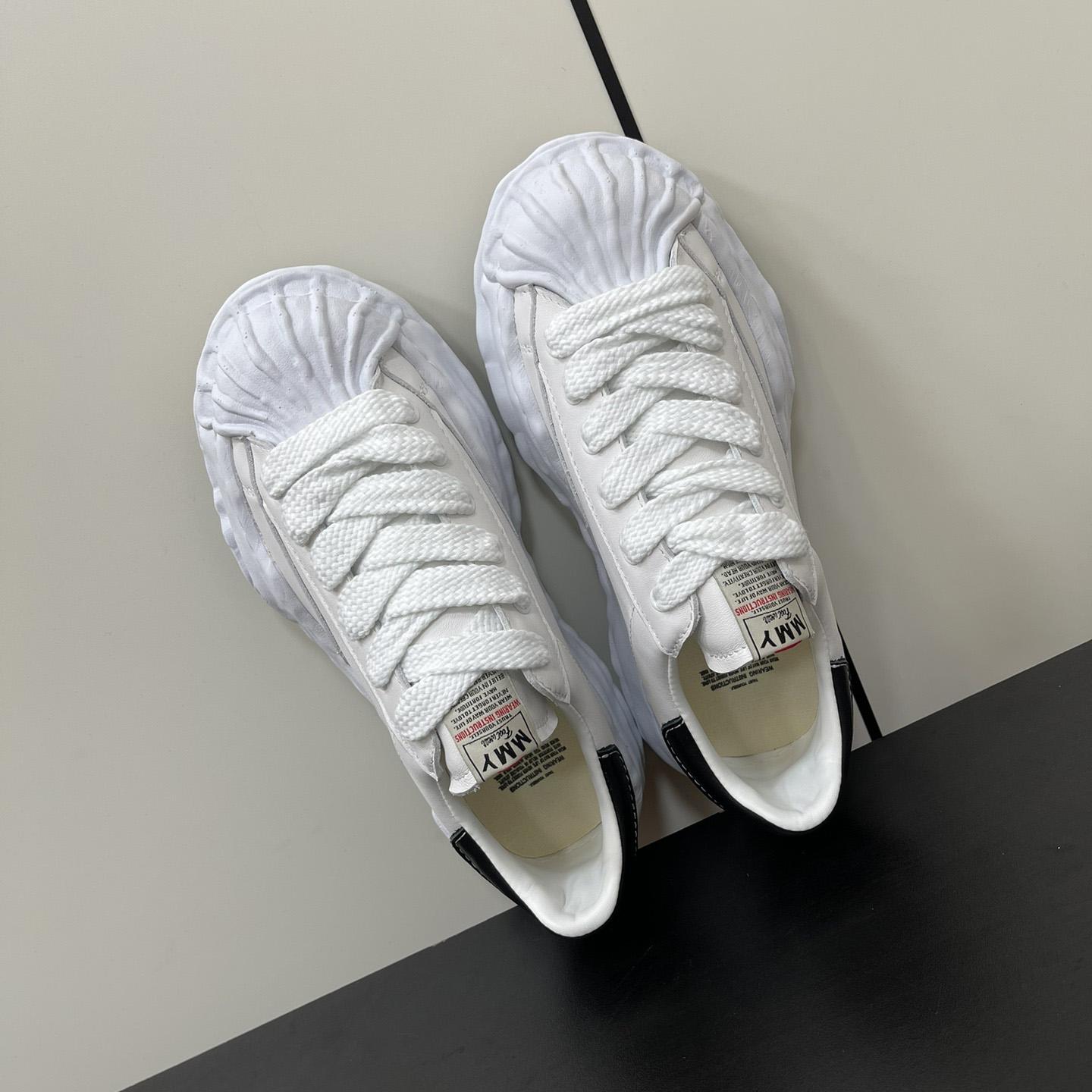 Maison Mihara Yasuhiro Blakey OG Sole Leather Sneakers - DesignerGu