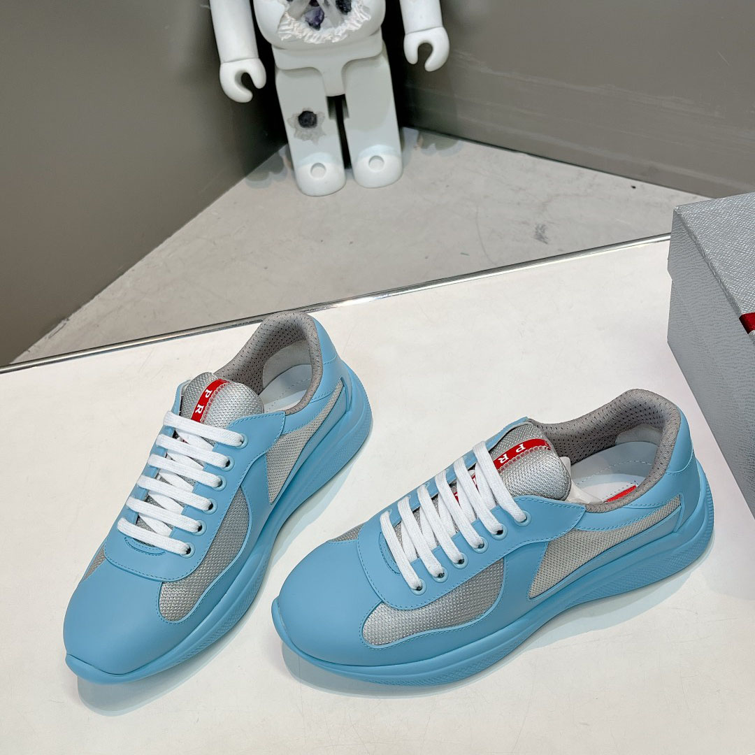 Prada America's Cup Soft Rubber And Bike Fabric Sneakers - DesignerGu
