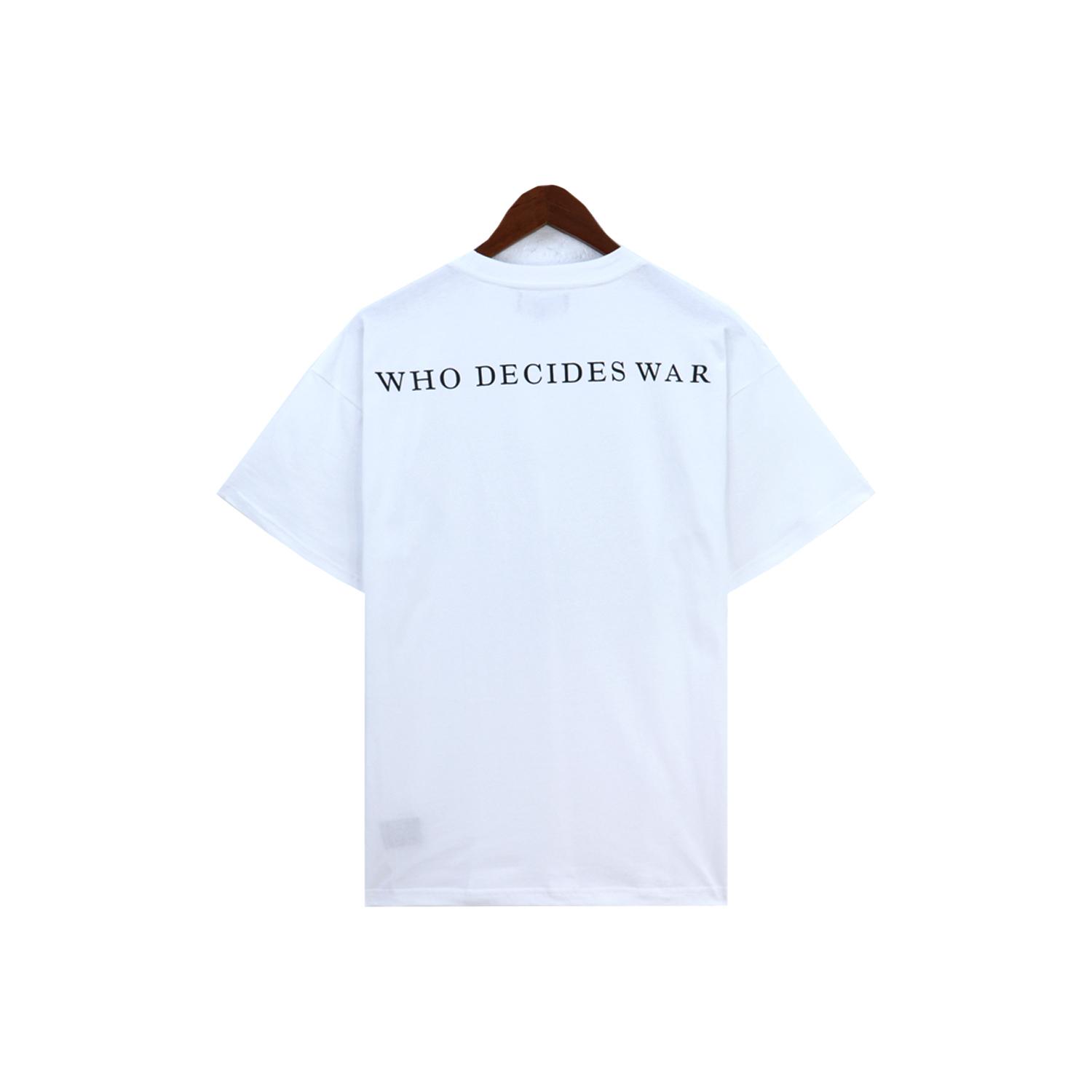 Who Decides War Duofly Jersey In White - DesignerGu