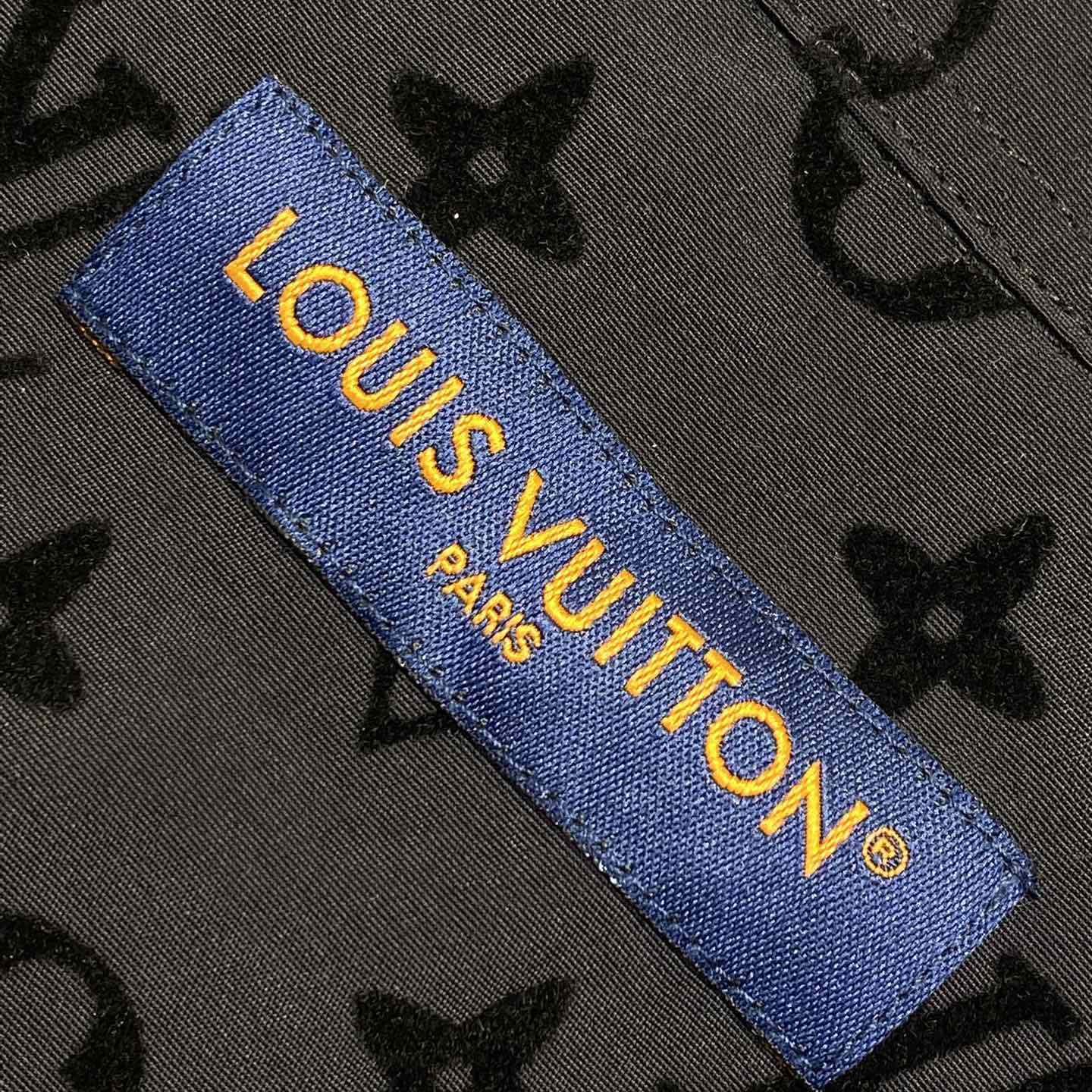 Louis Vuitton Flocked  Monogram Long-Sleeved Shirt - DesignerGu