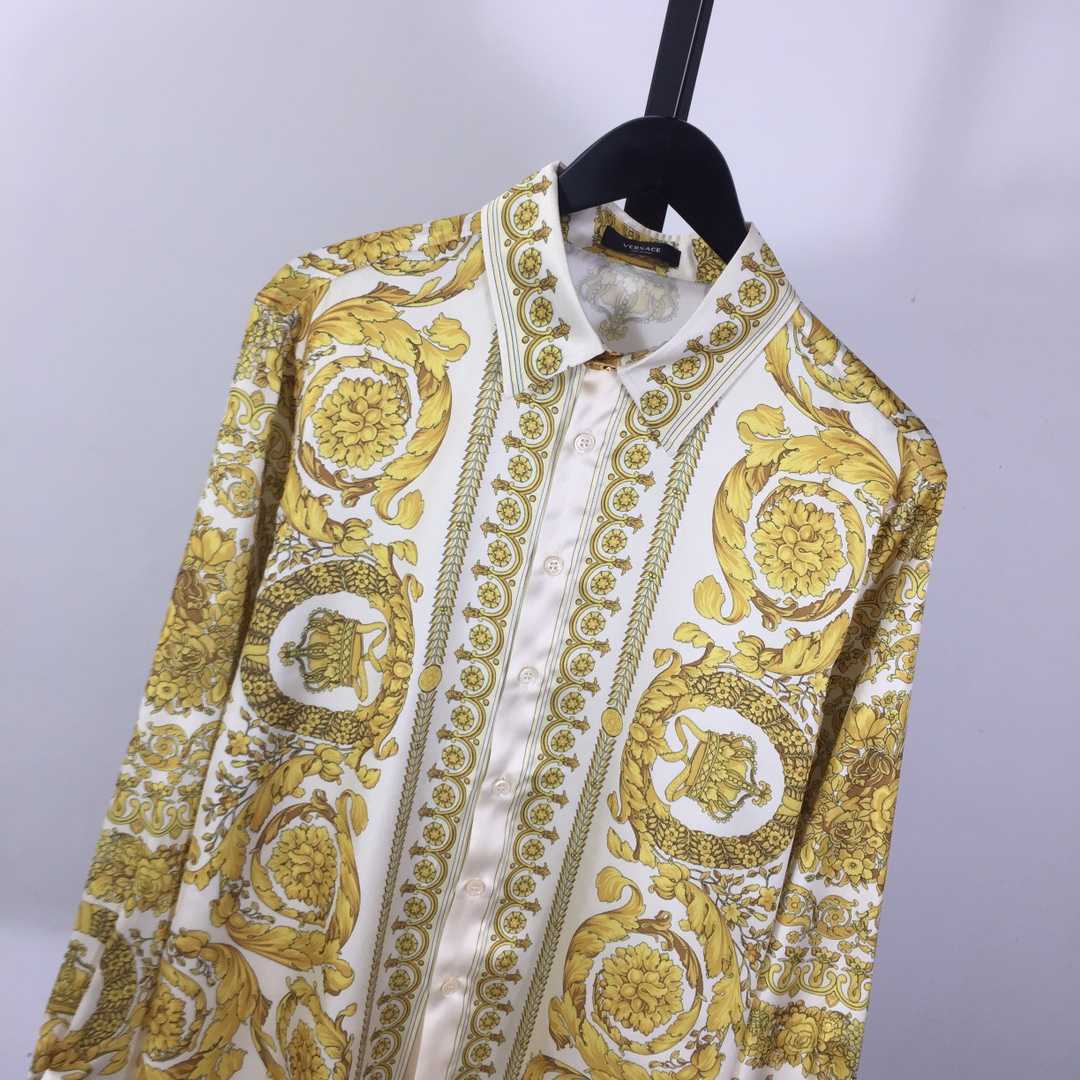 Versace Barocco Silk Shirt  - DesignerGu