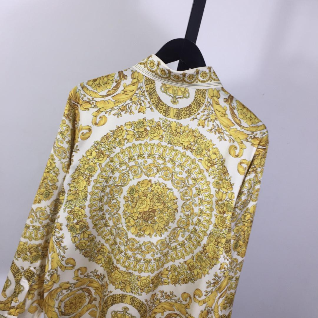 Versace Barocco Silk Shirt  - DesignerGu