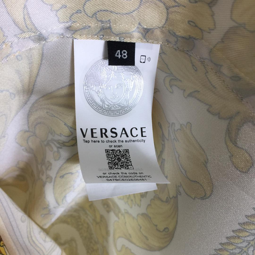 Versace Barocco Silk Shirt  - DesignerGu