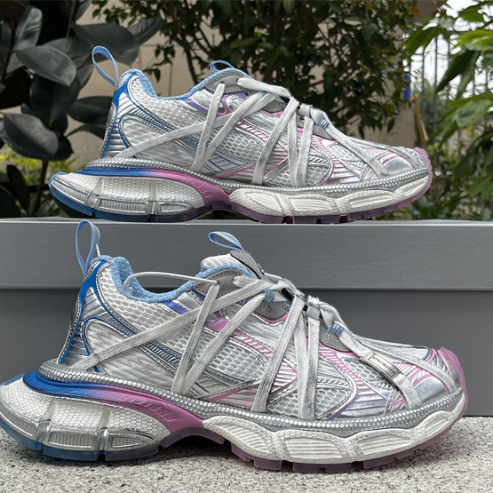 Balenciaga 3XL Extreme Laces B Sneaker In White - DesignerGu