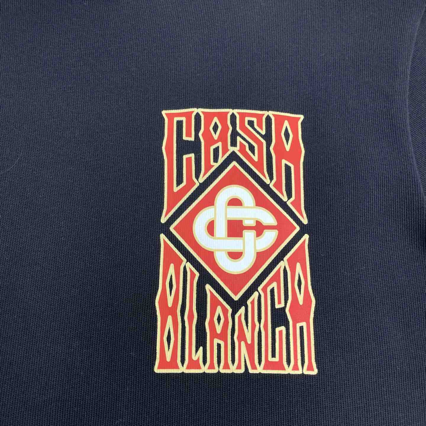 Casablanca Gothic Logo T-Shirt   C976 - DesignerGu