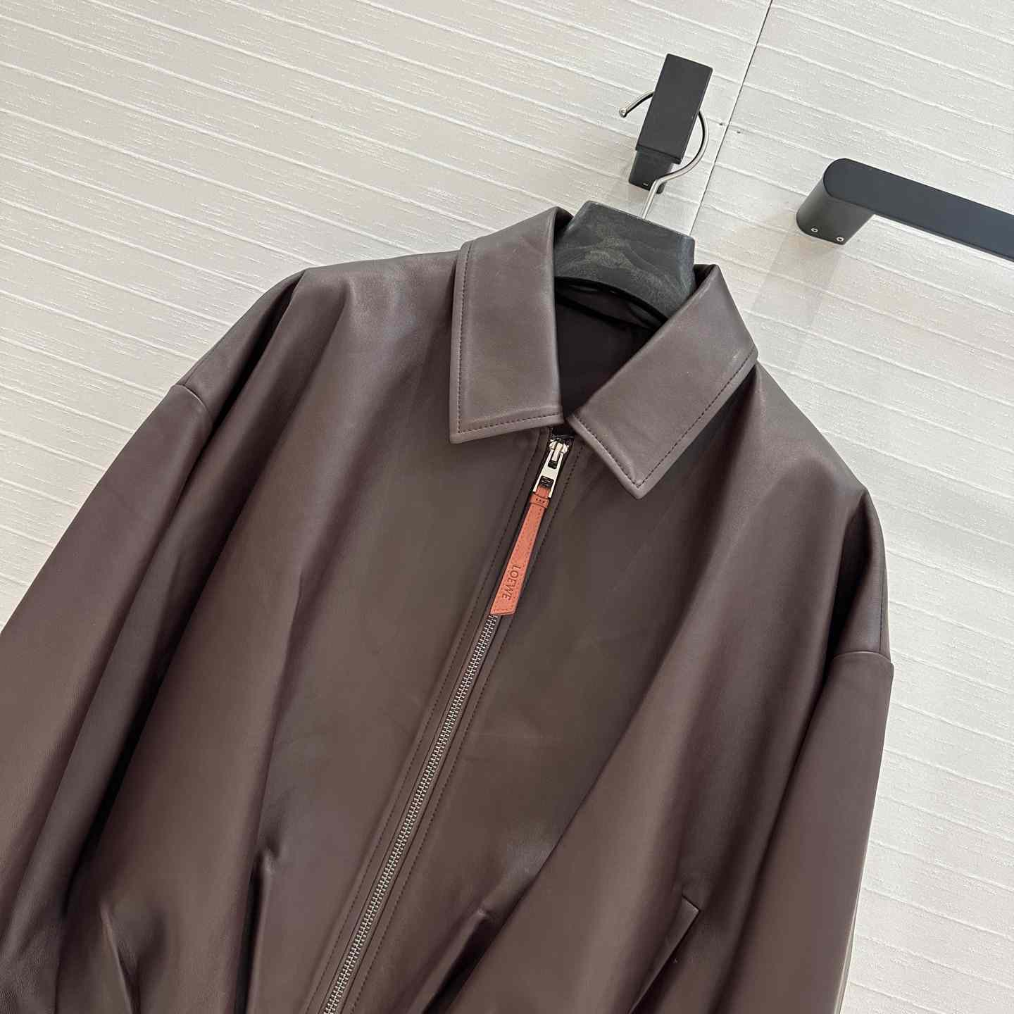 Loewe Draped Jacket In Nappa Lambskin - DesignerGu