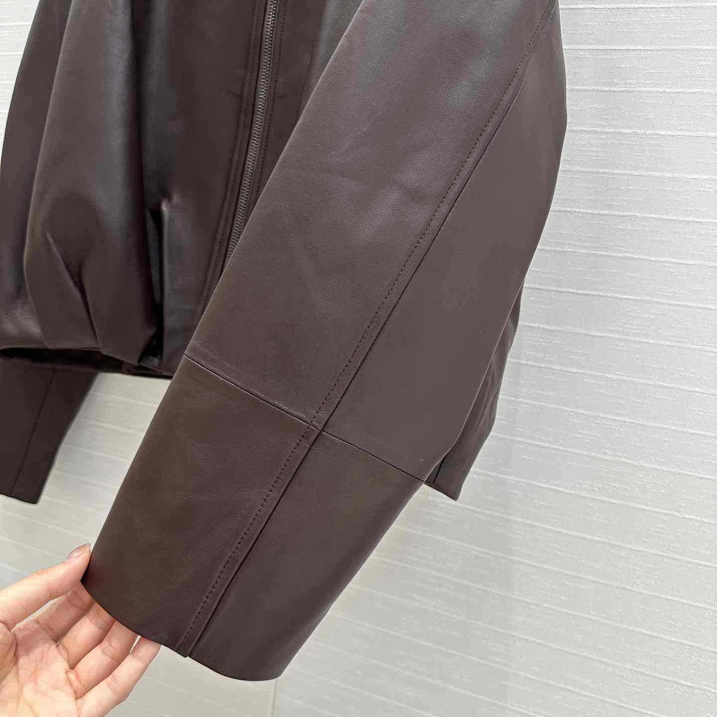 Loewe Draped Jacket In Nappa Lambskin - DesignerGu