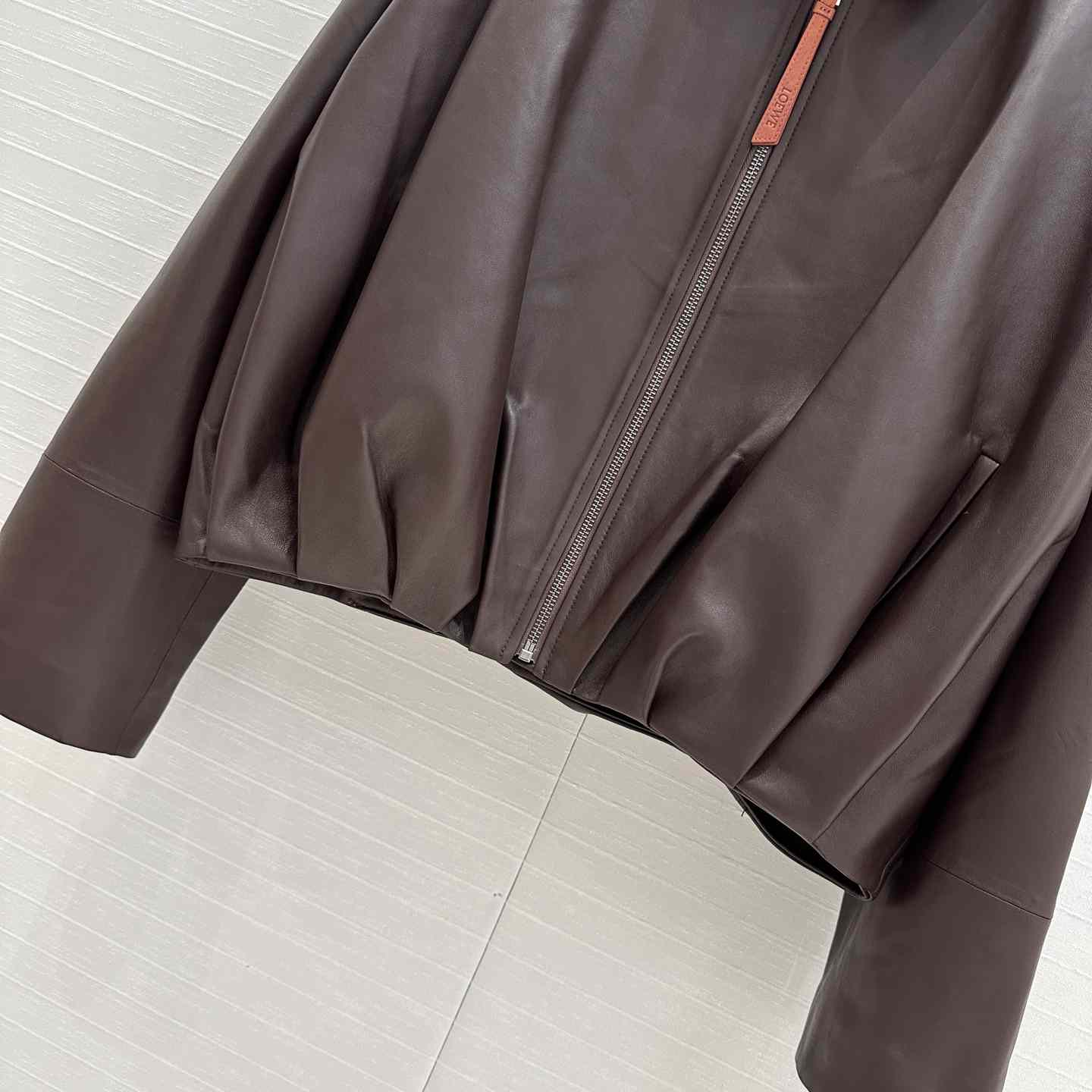 Loewe Draped Jacket In Nappa Lambskin - DesignerGu