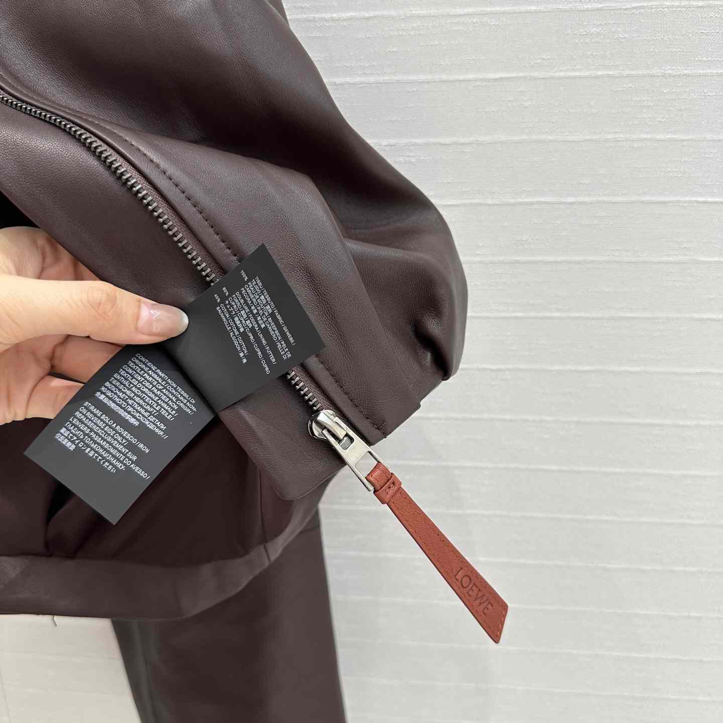 Loewe Draped Jacket In Nappa Lambskin - DesignerGu