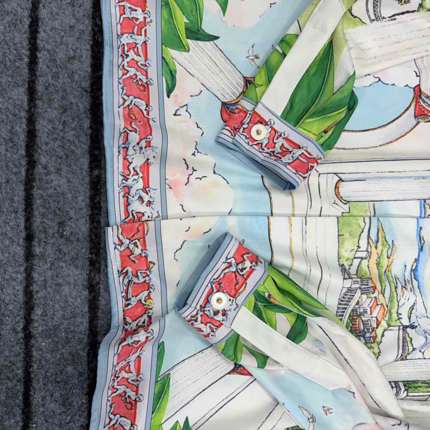 Casablanca Le Passage Silk Shirt - DesignerGu