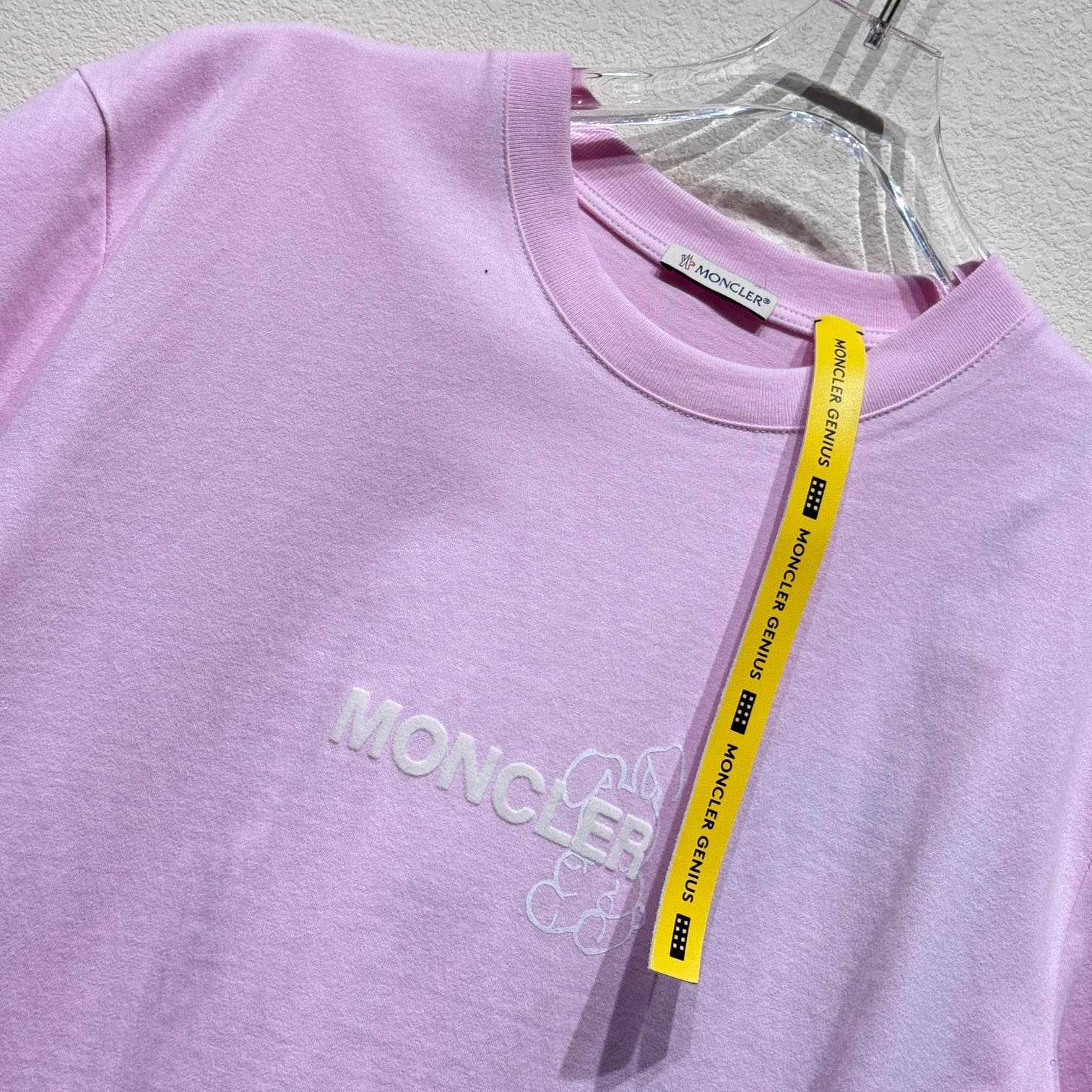 Moncler x FRGMT Cartoon Logo Cotton T-Shirt - DesignerGu