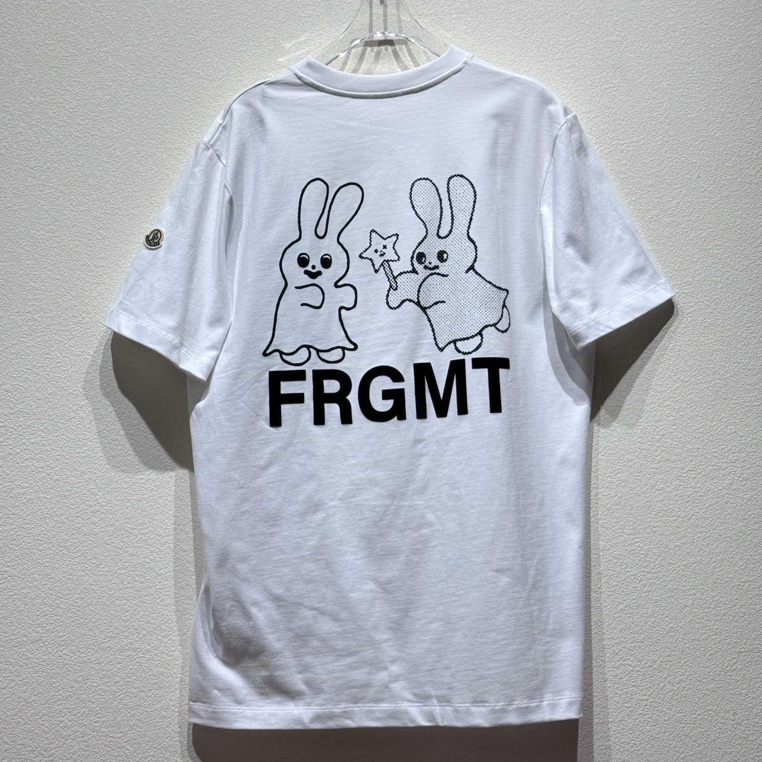 Moncler x FRGMT Cartoon Logo Cotton T-Shirt - DesignerGu