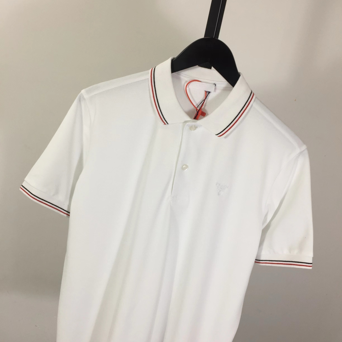 Prada Short-sleeved Piqué Polo Shirt - DesignerGu
