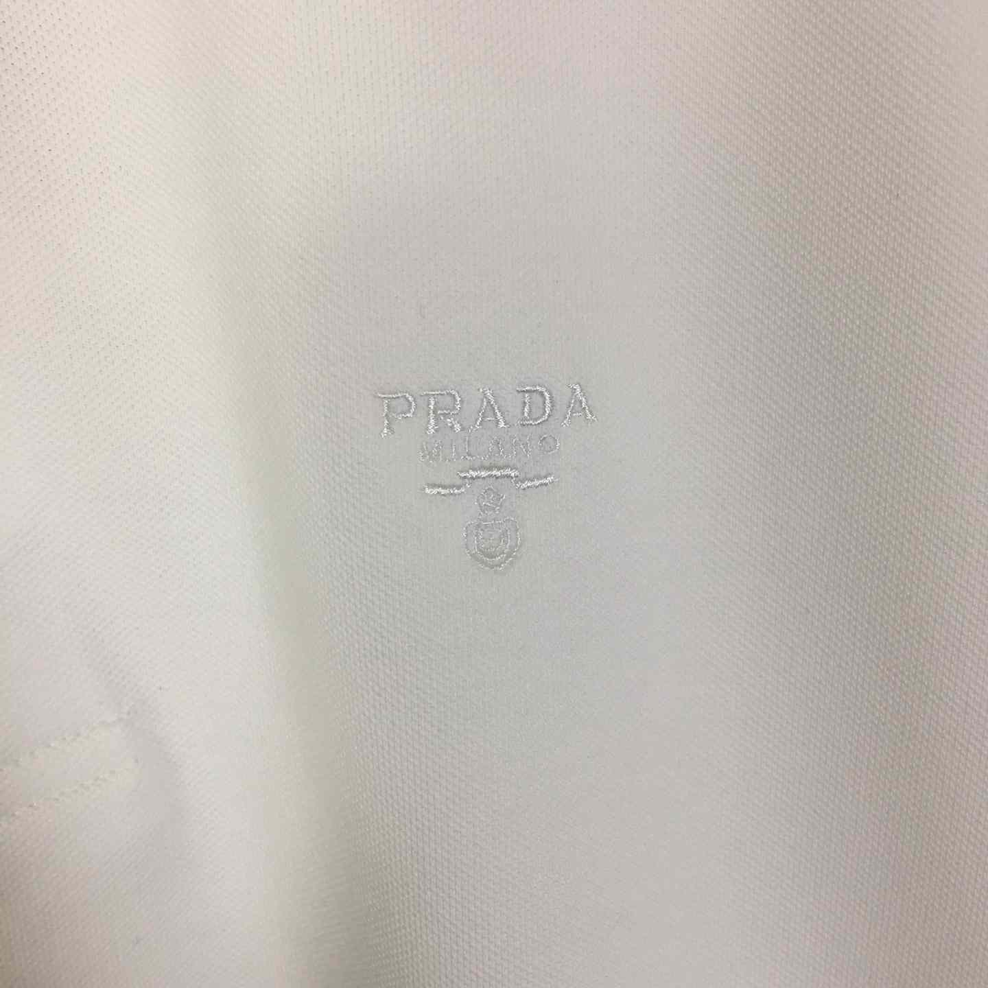 Prada Short-sleeved Piqué Polo Shirt - DesignerGu