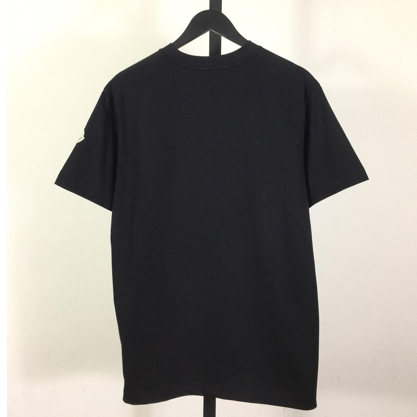 Moncler Logo Cotton T-shirt - DesignerGu