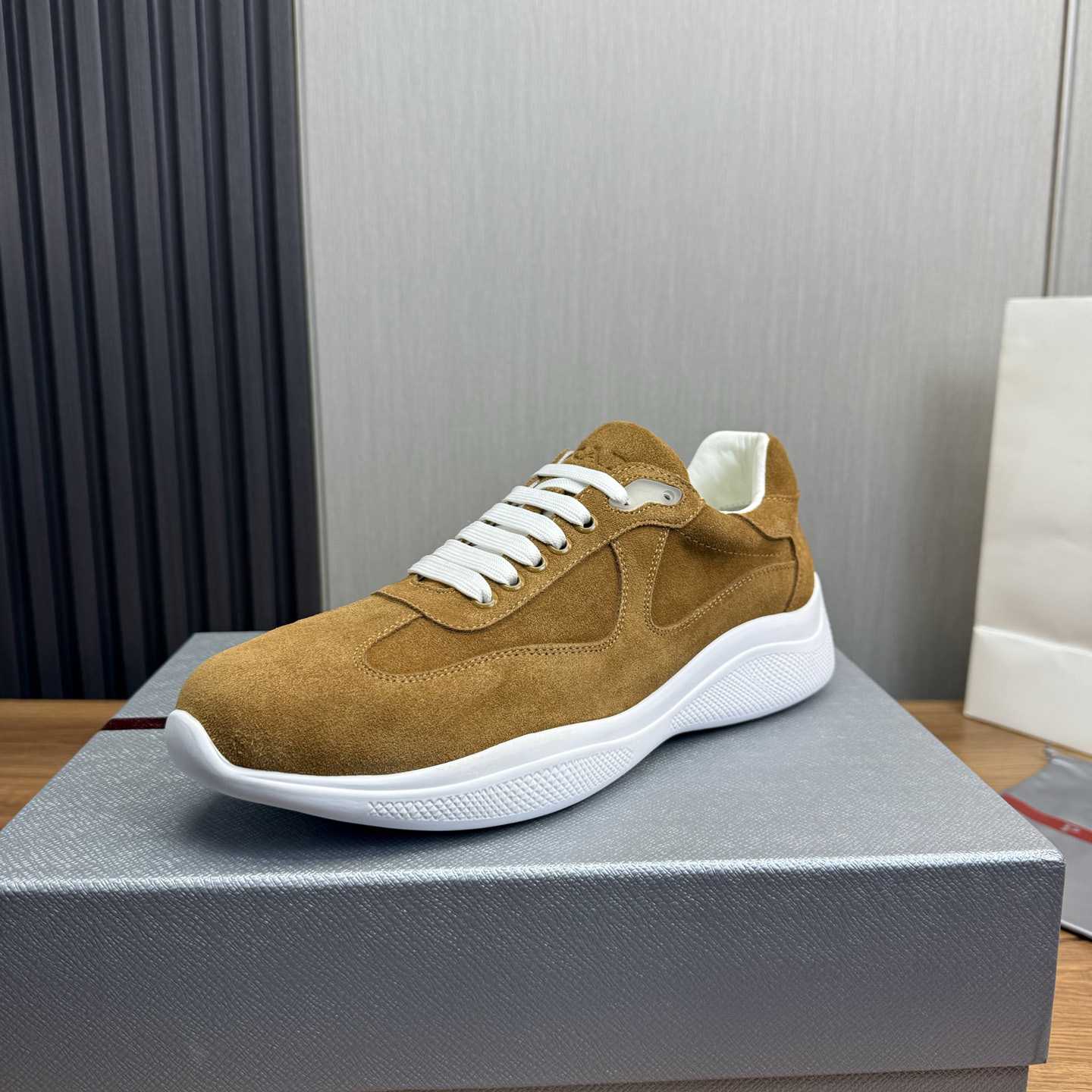 Prada America's Cup Suede Sneakers - 