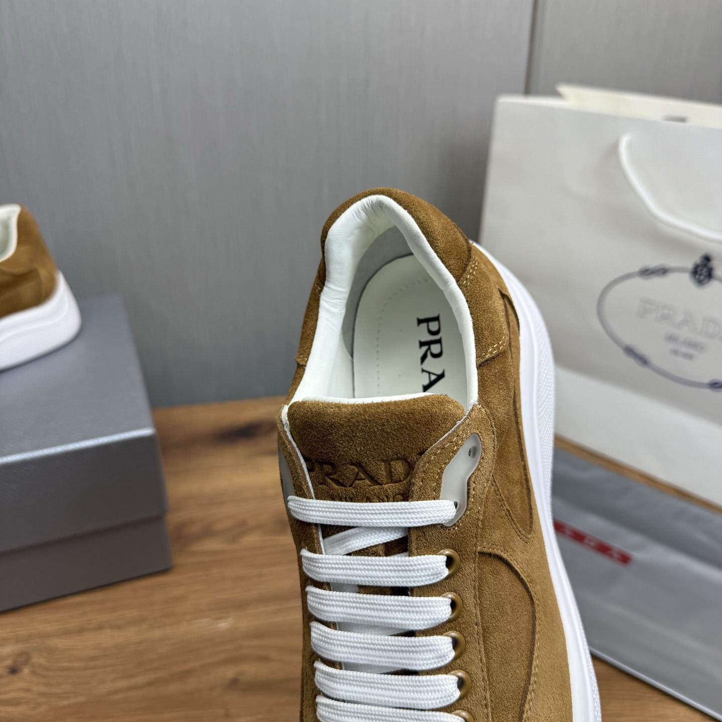 Prada America's Cup Suede Sneakers - 