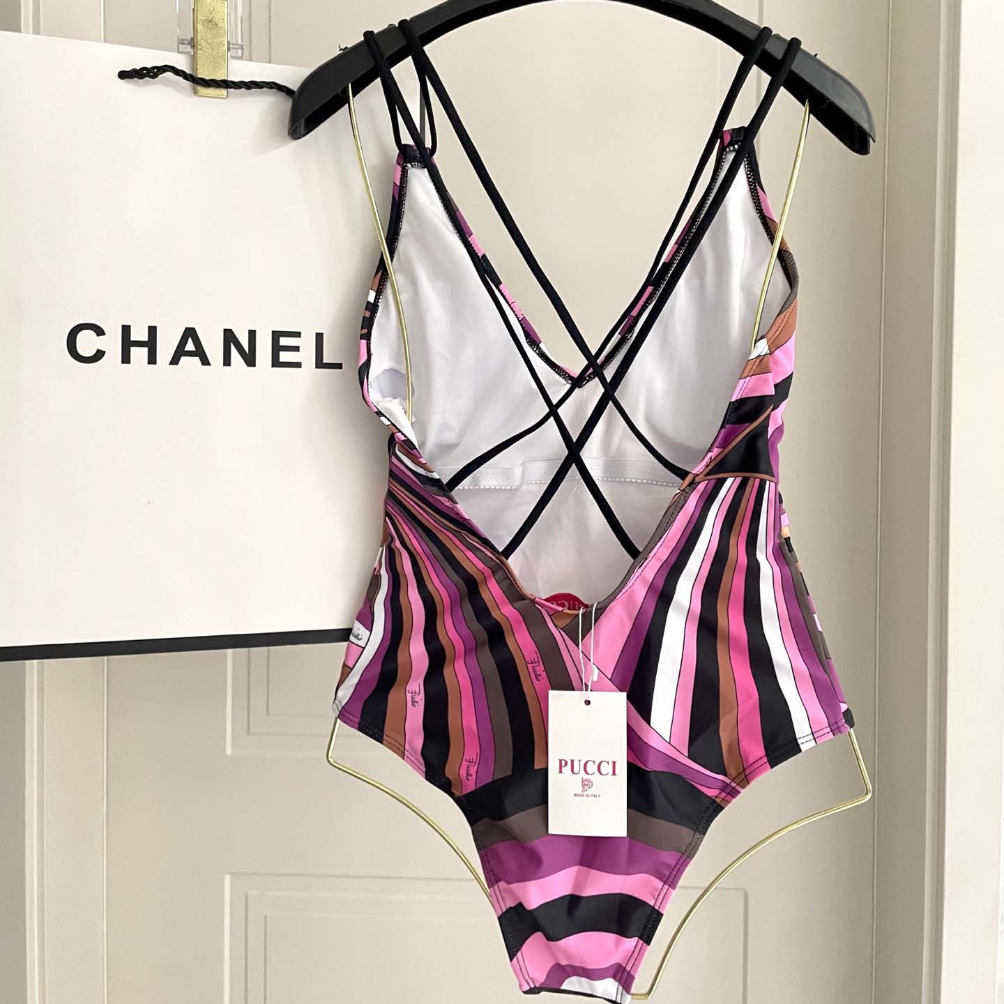 Pucci Iride-Print Swimsuit  - DesignerGu