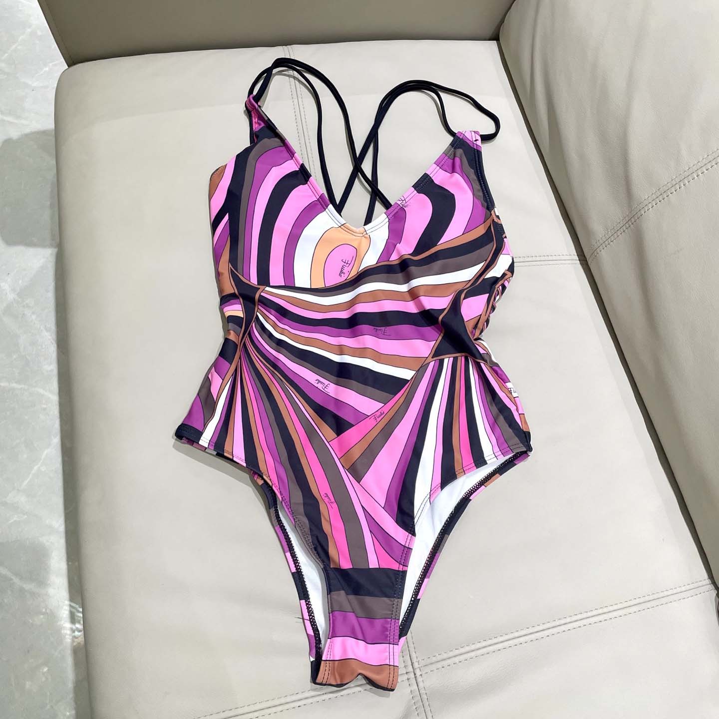 Pucci Iride-Print Swimsuit  - DesignerGu