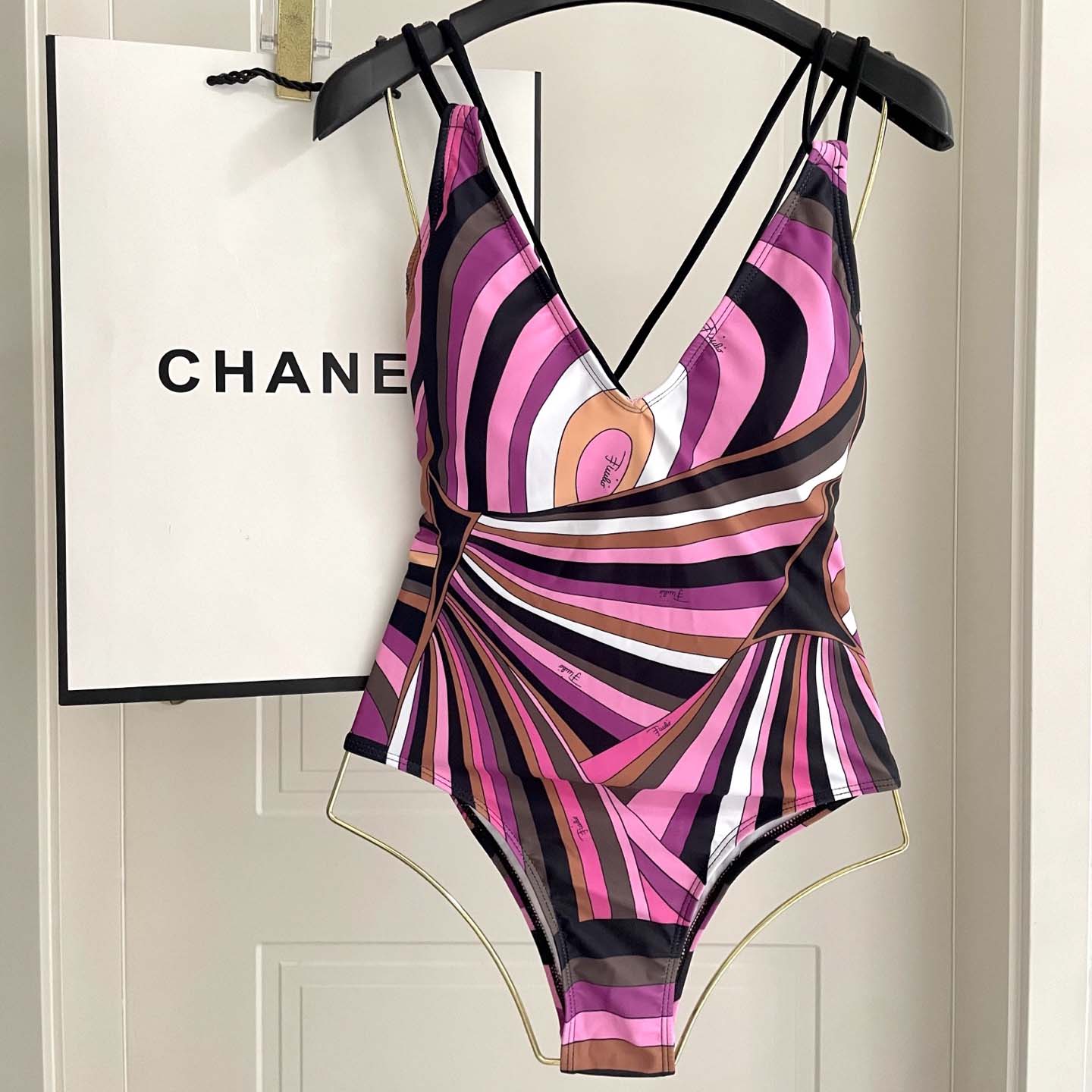 Pucci Iride-Print Swimsuit  - DesignerGu