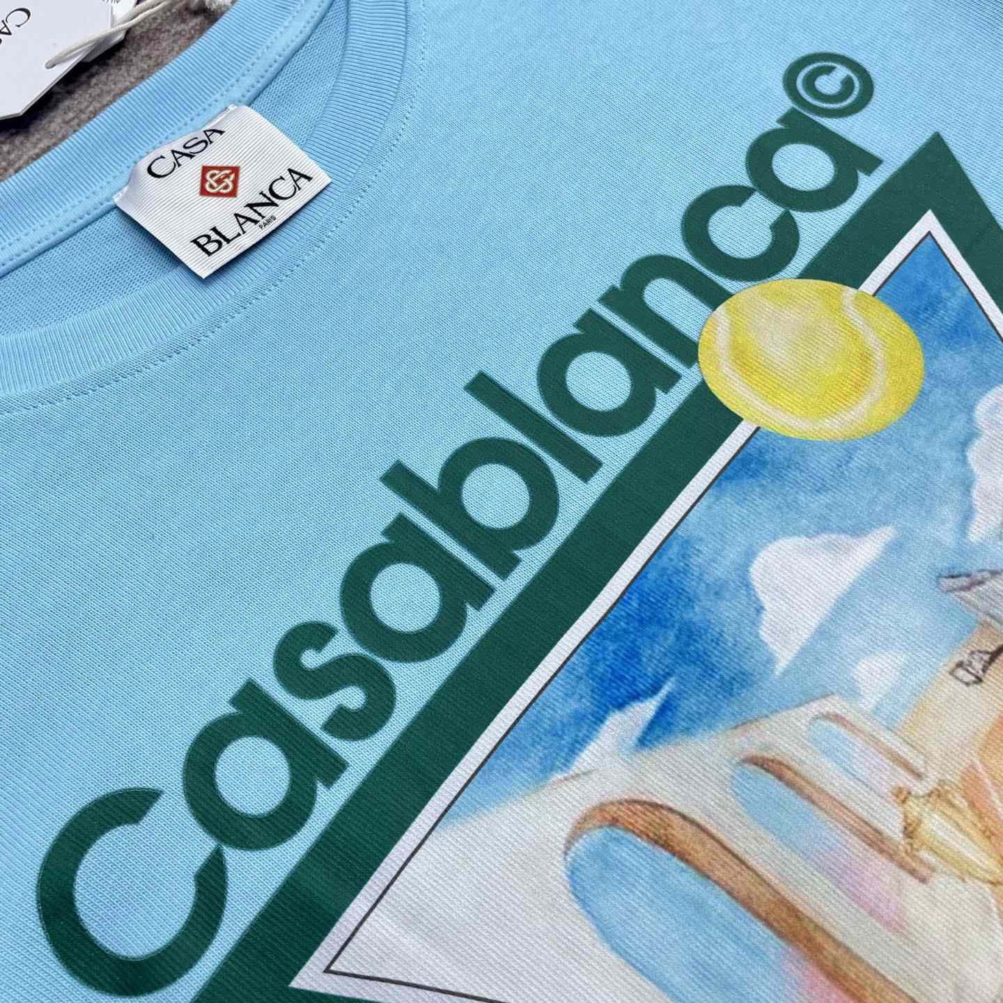 Casablanca Metaphysical Tennis Icon T-shirt  C954 - DesignerGu