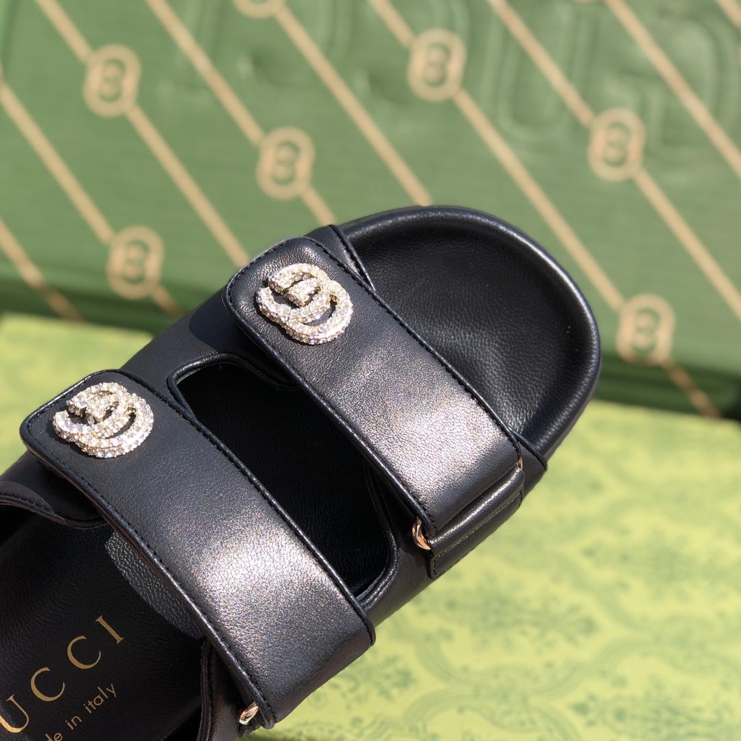Gucci Women's Double G Sandal - DesignerGu