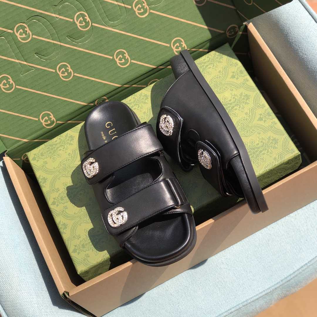 Gucci Women's Double G Sandal - DesignerGu