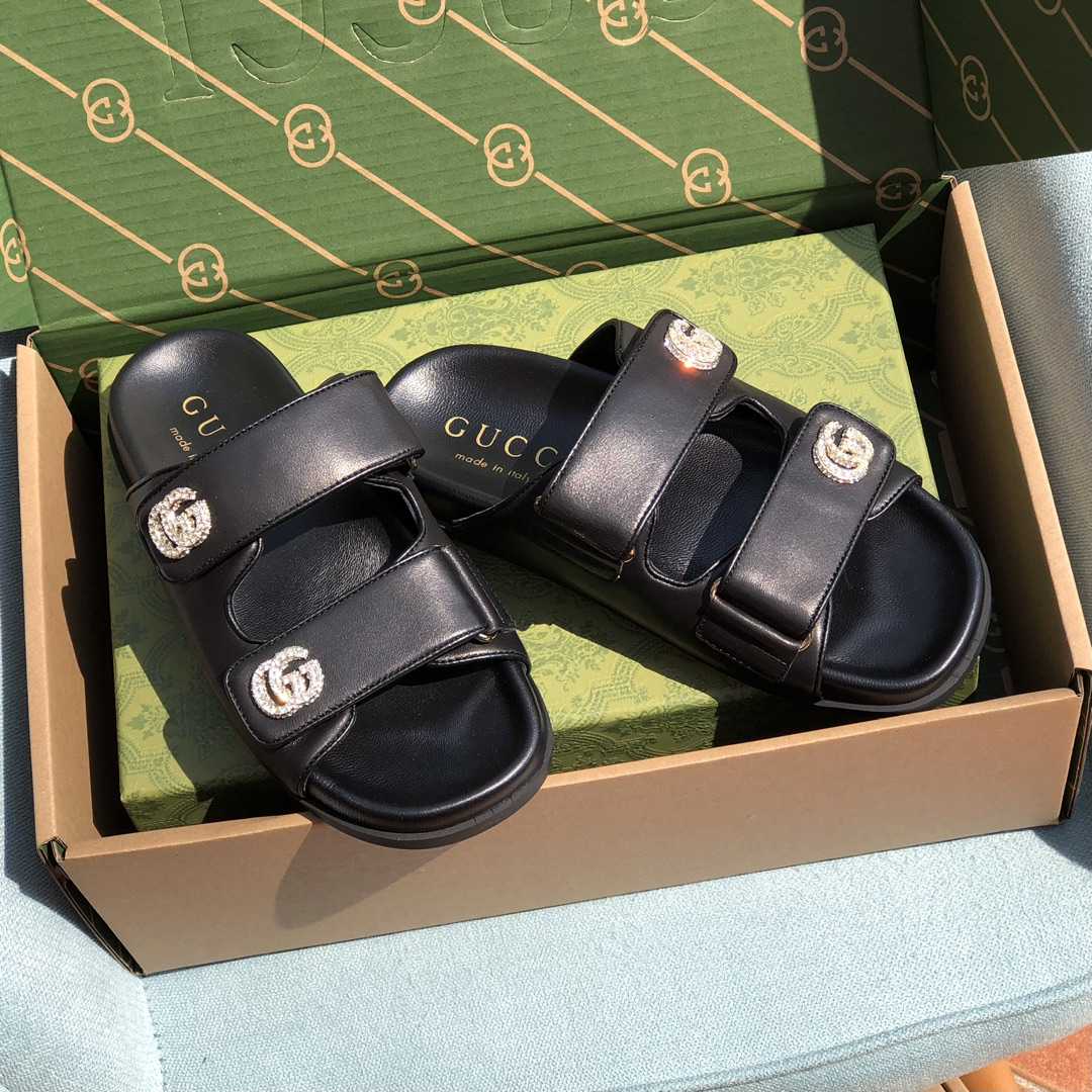 Gucci Women's Double G Sandal - DesignerGu