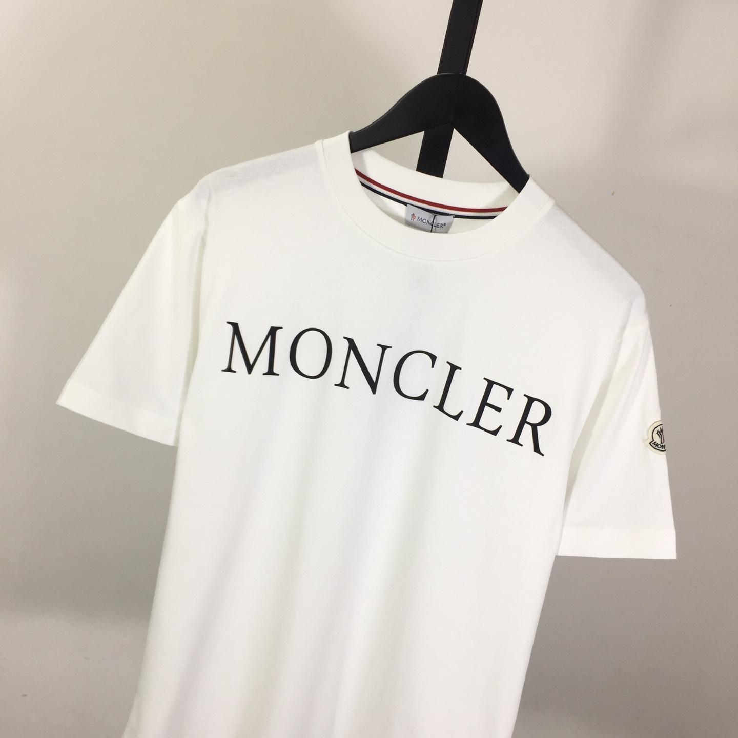 Moncler Logo Cotton T-shirt - DesignerGu