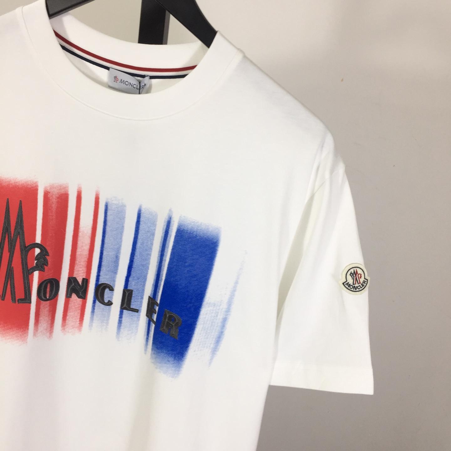 Moncler Logo Cotton T-shirt - DesignerGu